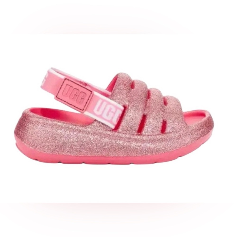 Ugg Kids' Sport Yeah Glitter Slingback Sandal NEW Size 3